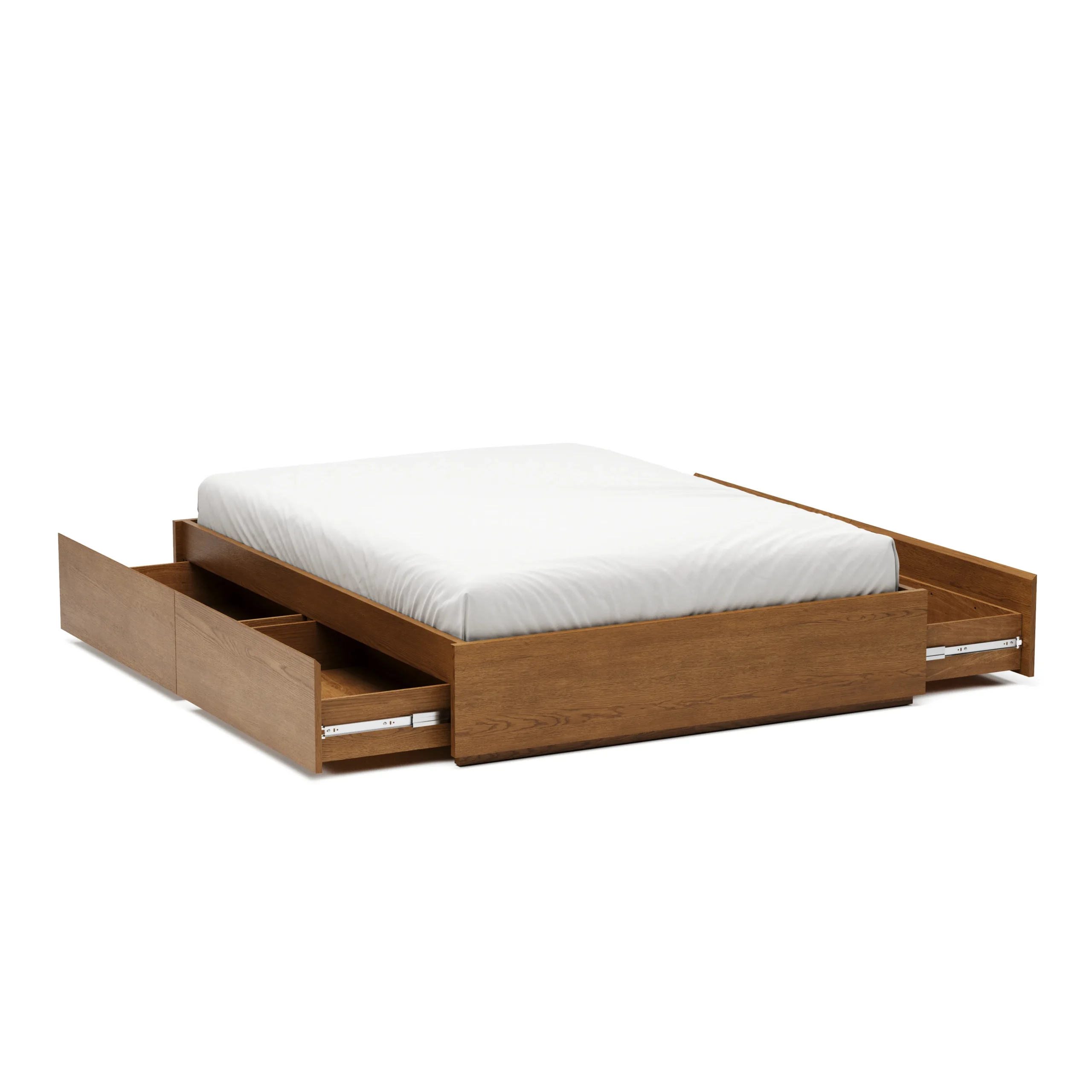 Leif Full Platform Storage Bed - Smoked Oak - Image 8