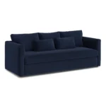 Marina 90_ Velvet Sofa Bed - Hale Ink