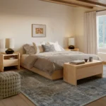 Leif King Platform Bed - White Oak