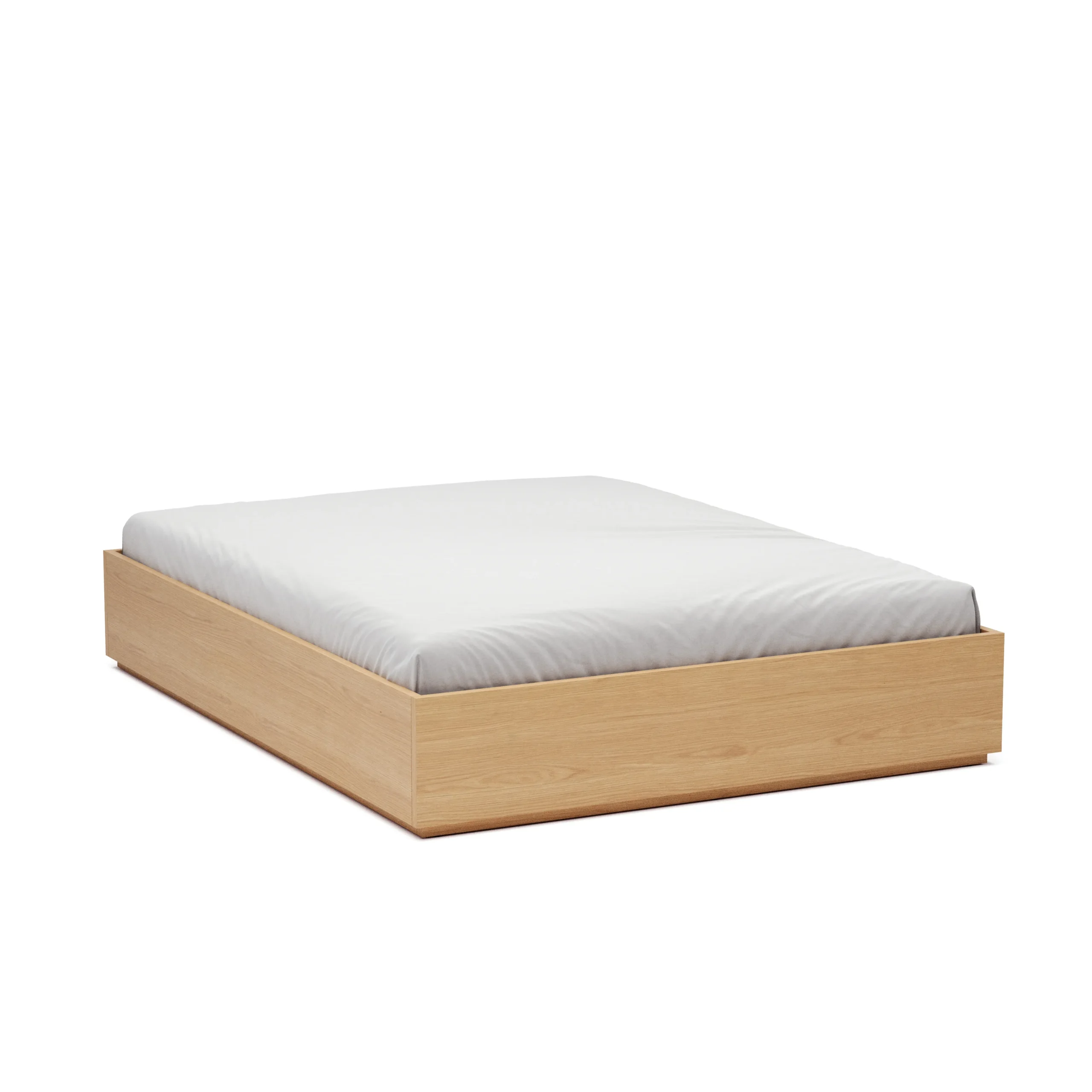 Leif Queen Platform Bed - White Oak - Image 4