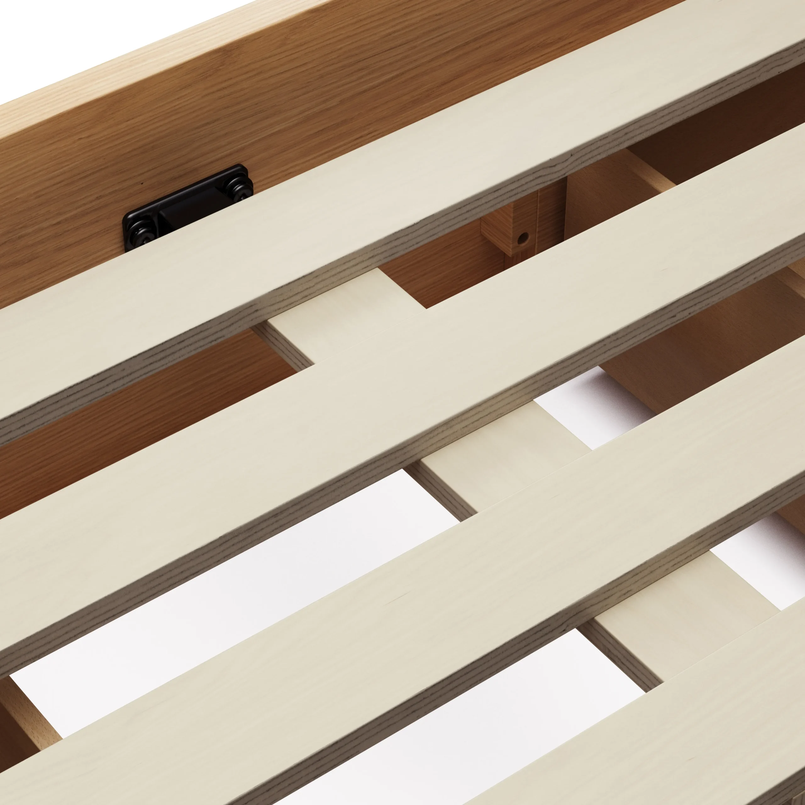 Leif Queen Platform Storage Bed - White Oak - Image 14