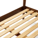 Lenia King Canopy Bed - Walnut