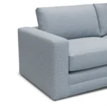 Riley 84_ Sofa Bed - Silver Light Blue