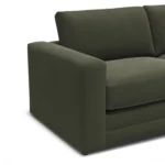 Riley 84_ Velvet Sofa Bed - Hale Fir Green
