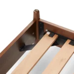 Lenia King Panel Bed - Walnut