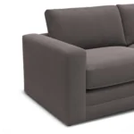 Riley 84_ Velvet Sofa Bed - Hale Warm Gray