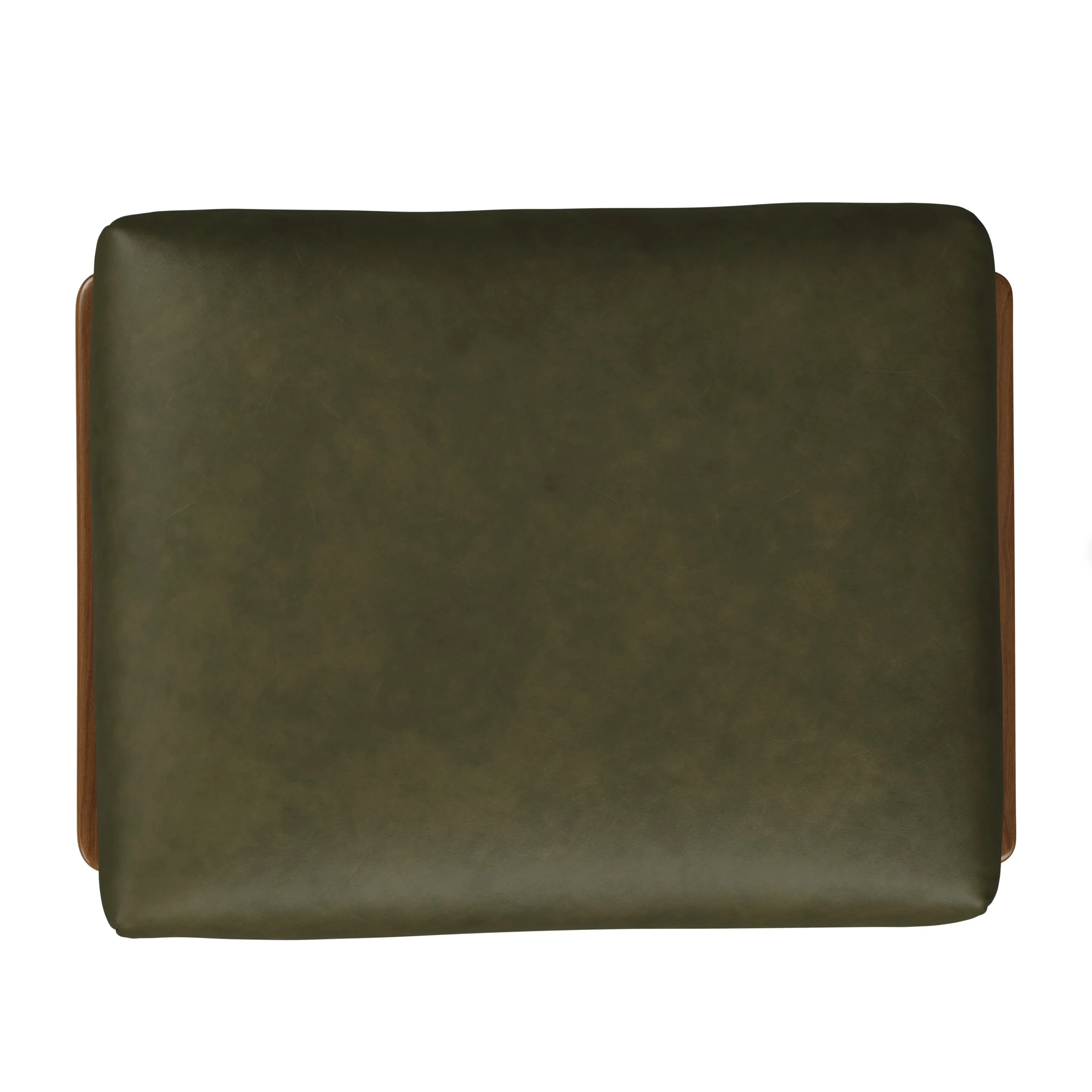 Bavel 26_ Leather Lounge Set - Walnut and Charme Green - Image 8