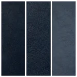 Sven 30_ Leather Ottoman - Oxford Blue