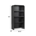 Faydra 34.5_ Bookcase - Black