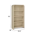 Faydra 34.5_ Bookcase - Natural Ash
