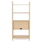 Krossa 31.5_ Shelving Unit with Storage - White Oak