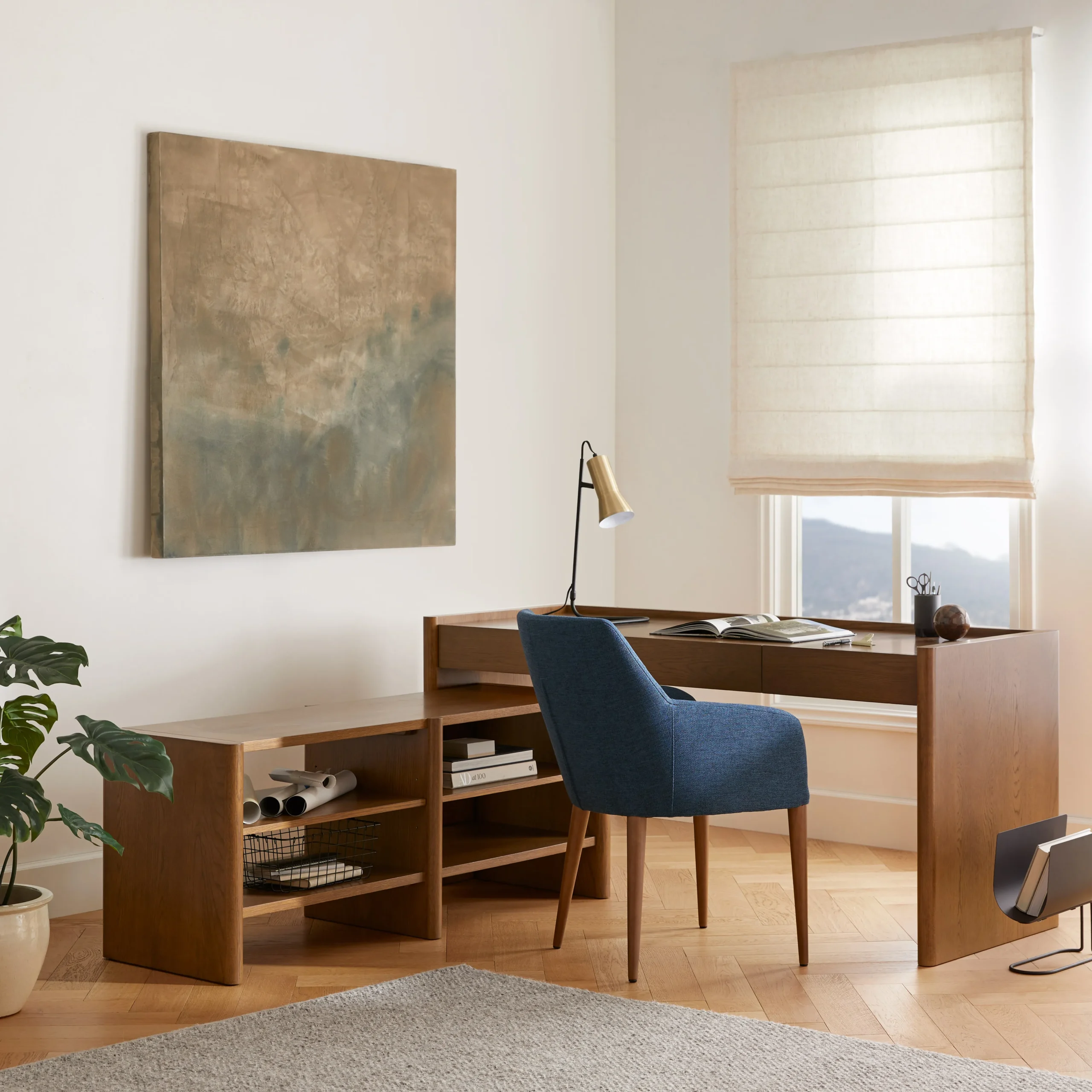 Torme 57_ Bookcase, Short - Smoked Oak - Image 12