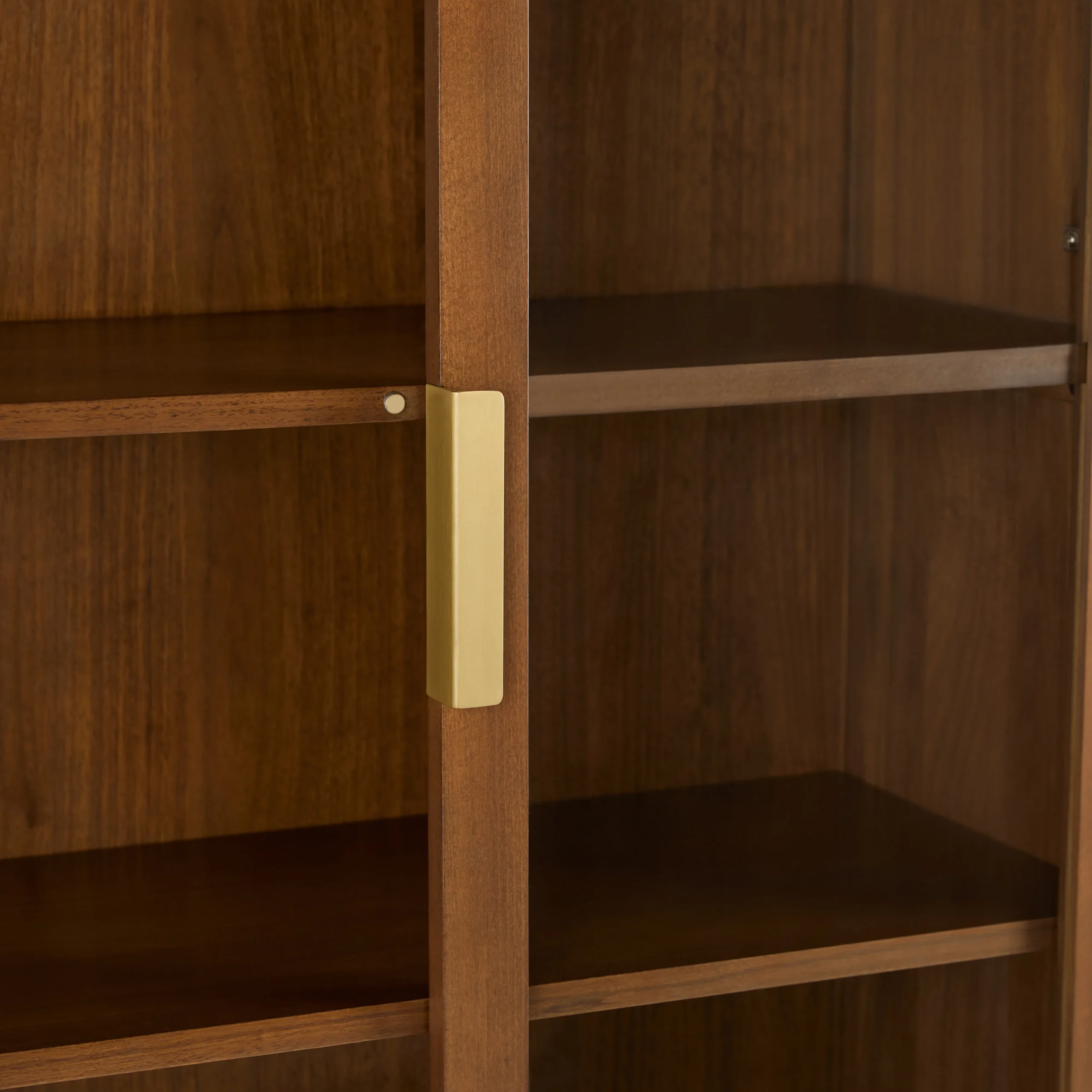 Liv 35.25_ Glass Cabinet - Walnut - Image 12