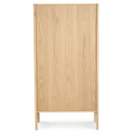 Mysen 35.5_ Glass Cabinet - Natural Oak