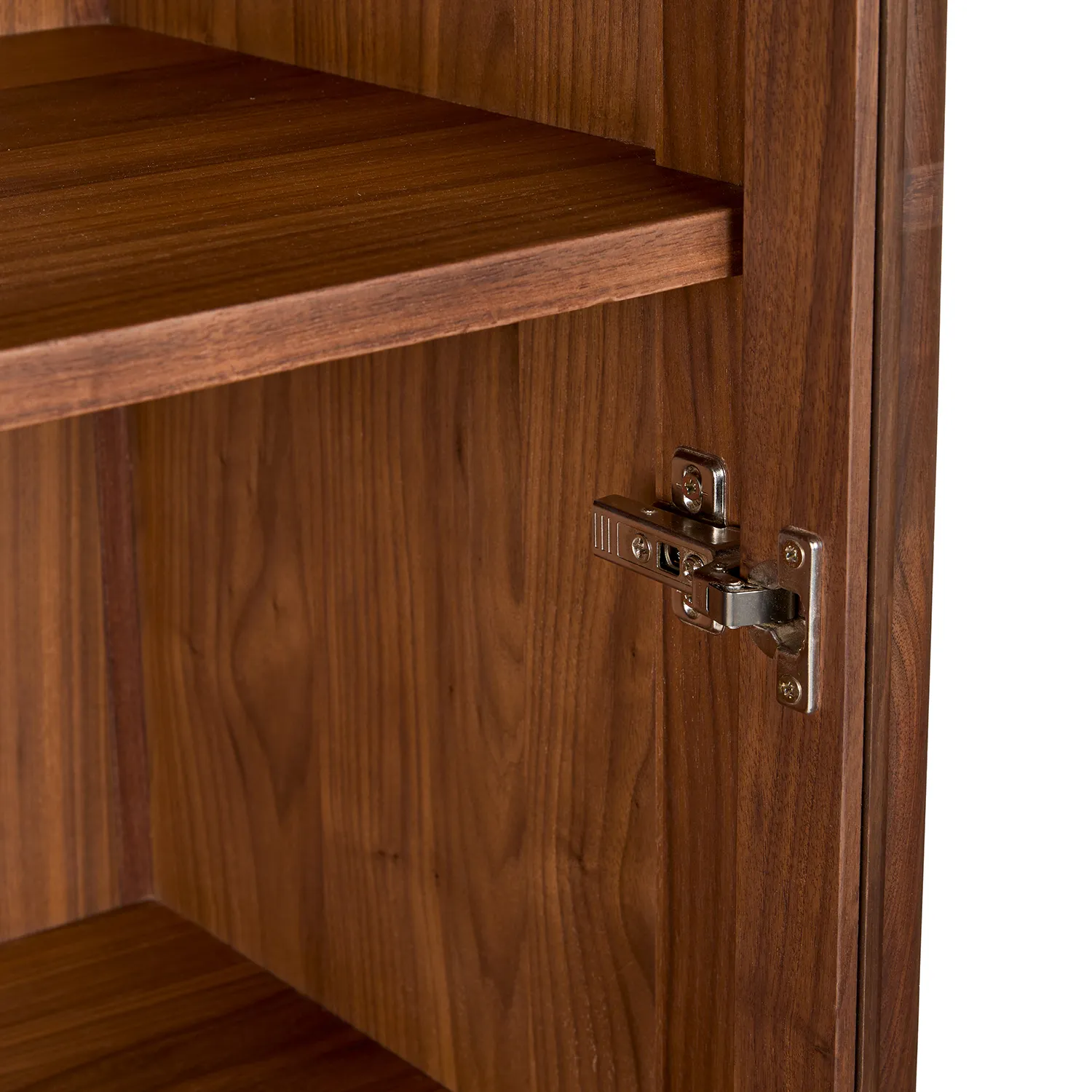 Mysen 35.5_ Glass Cabinet - Walnut - Image 12