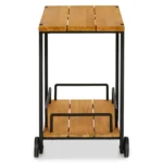 Hulst Outdoor Bar Cart - Teak