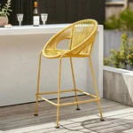 Kasiko Outdoor Counter Stool - Turmeric