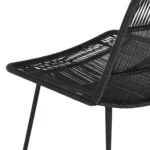 Selka Outdoor Bar Stool - Black