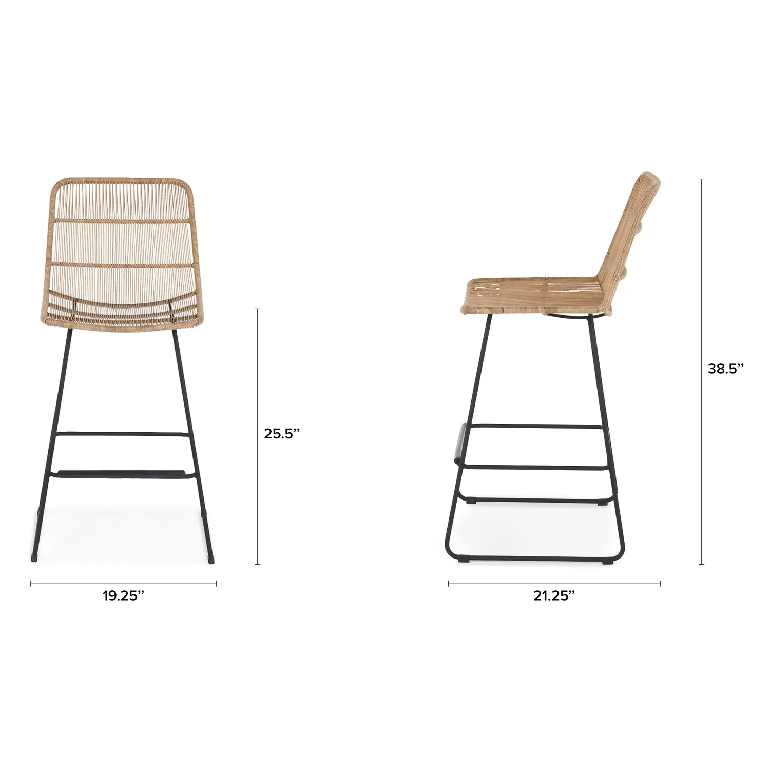 Selka Outdoor Counter Stool - Natural - Image 12