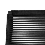 Zina Outdoor Counter Stool - Ember Black