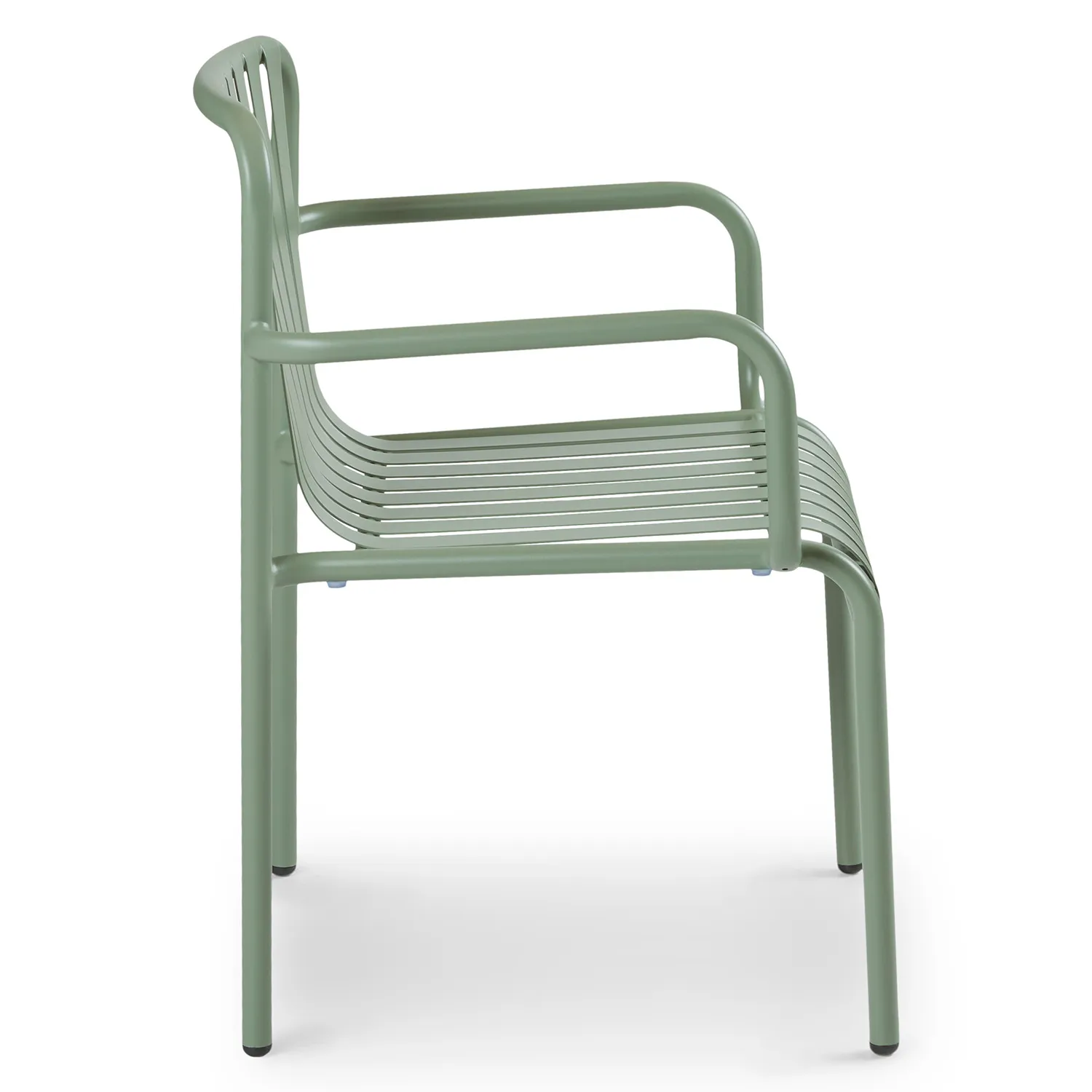 Sarek Outdoor Stackable Dining Armchair - Khaki Green - Image 9