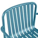 Sarek Outdoor Stackable Dining Armchair - Peacock Blue