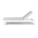 Eleya 78_ Outdoor Chaise Lounge - Cera Gray