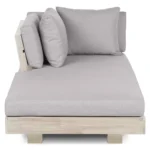 Lubek 69.25_ Outdoor Low Left Chaise Lounge - Beach Sand