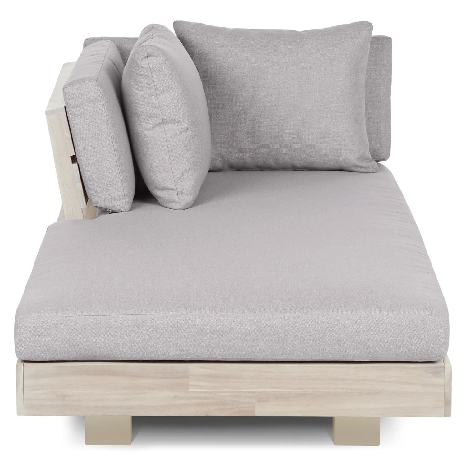 Lubek 69.25_ Outdoor Low Left Chaise Lounge - Beach Sand - Image 10