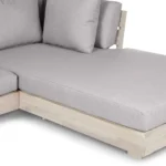Lubek 82.5_ Outdoor Low Right Sectional Set - Beach Sand