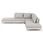 Lubek 100.5_ Outdoor Low Corner Sectional - Beach Sand