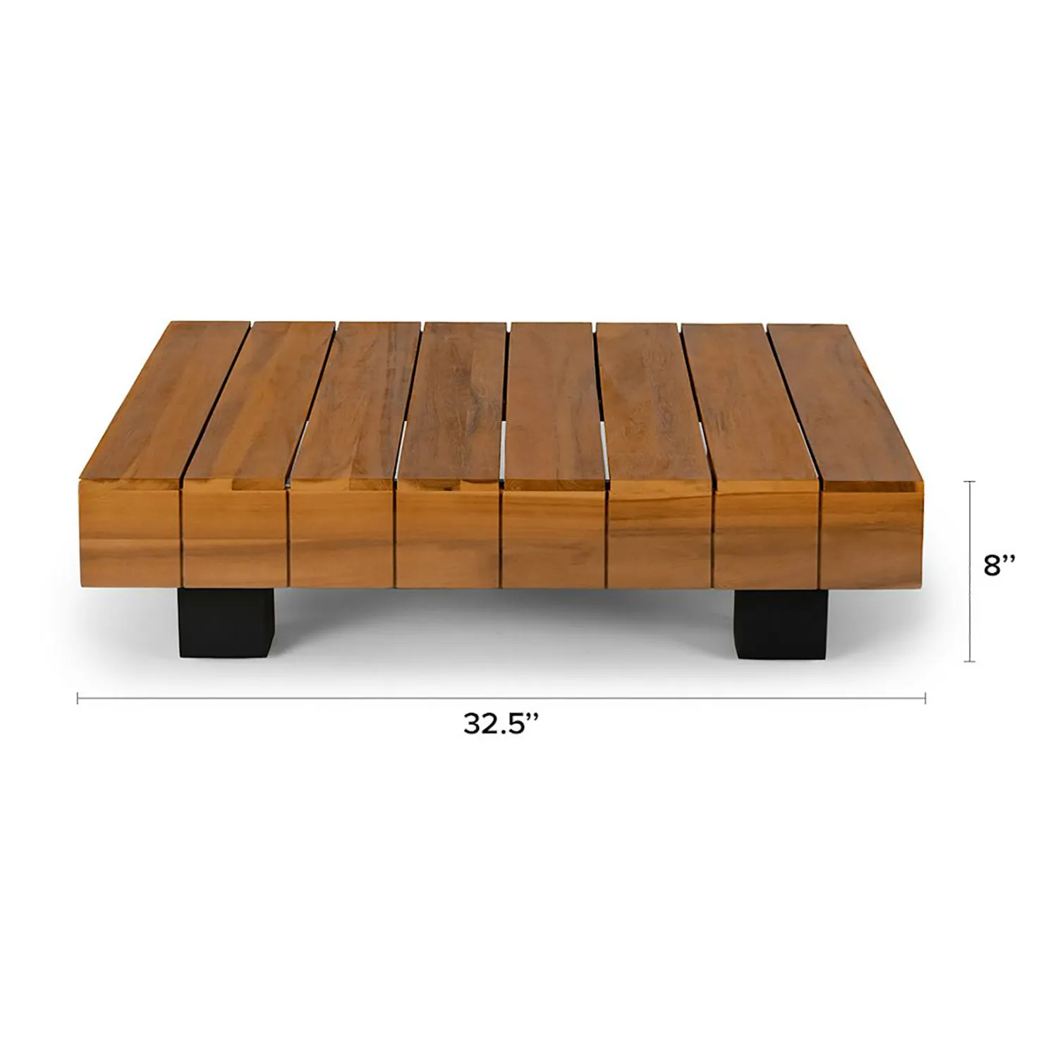 Lubek 100.5_ Outdoor Low Corner Sectional Set - Slate Gray - Image 3