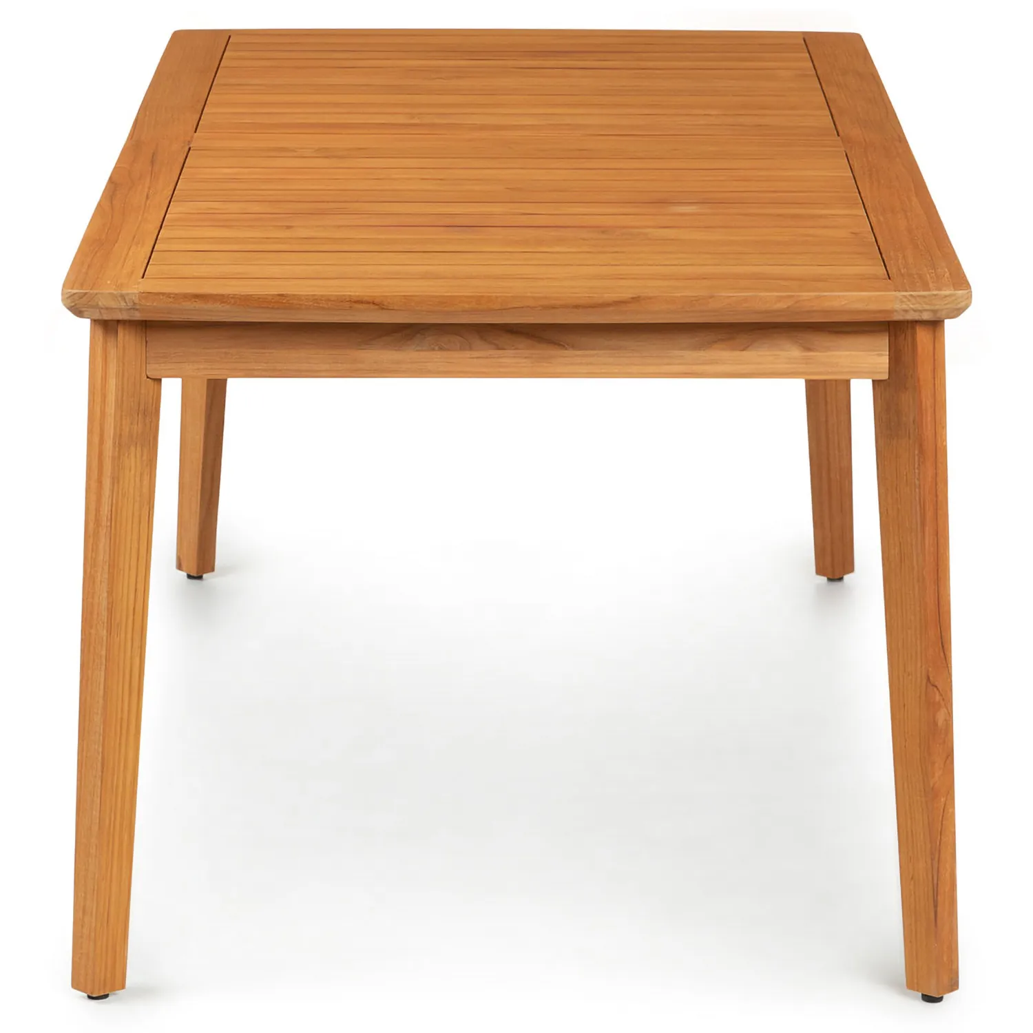 Marol 76.5_ - 95.5_ Outdoor Extendable Dining Table - Bronze Teak - Image 17