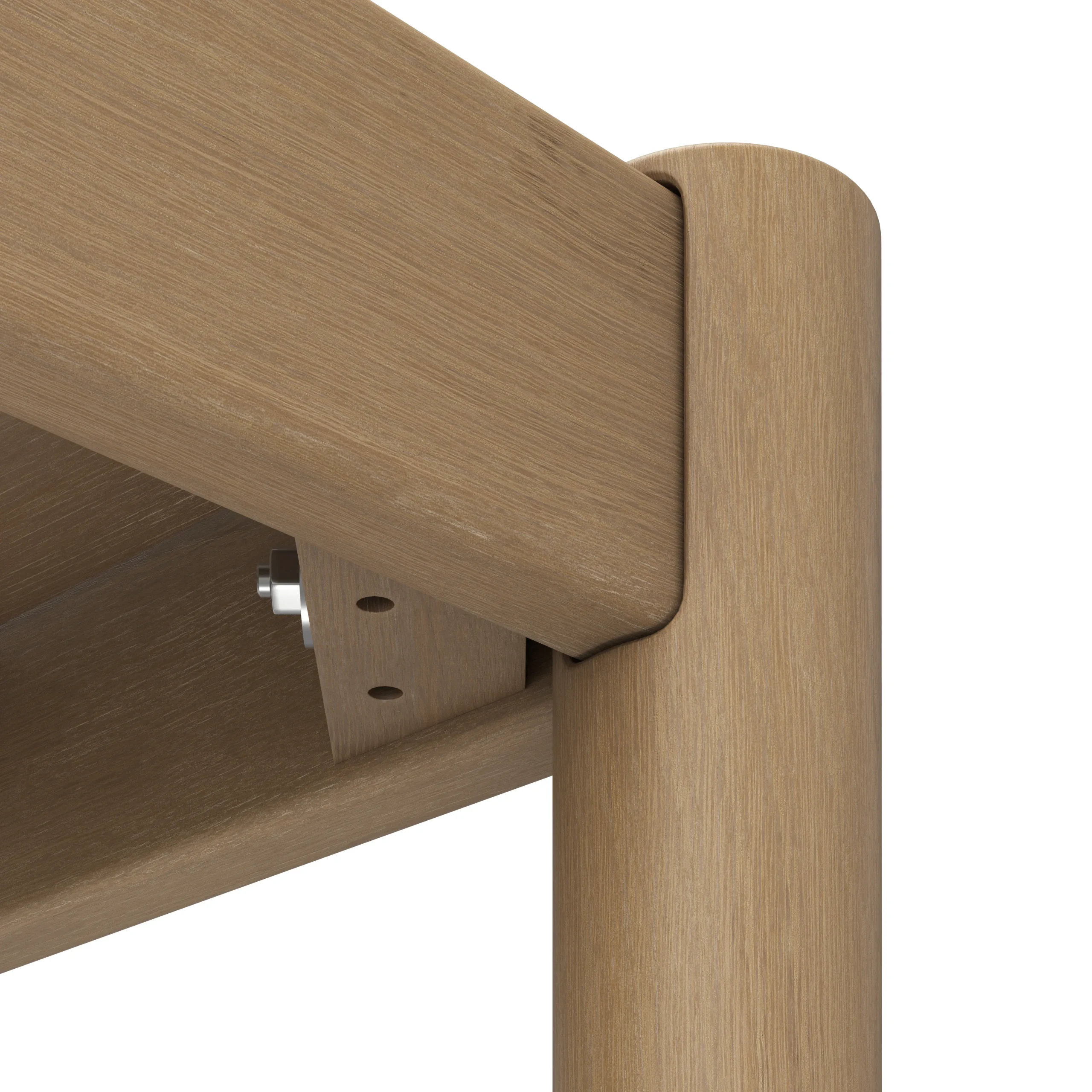 Rosa 75_ Outdoor Dining Table - Eucalyptus - Image 7