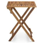 Elanora Outdoor Folding Cafe Table - Light Acacia