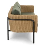 Aby 69.5_ Outdoor Loveseat - Dravite Green