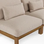 Cove 102.75_ Outdoor Armless Modular Sofa - Basket Beige