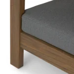 Palmera 80_ Outdoor Sofa - Dravite Black