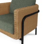 Aby 33_ Outdoor Lounge Chair - Dravite Green