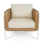 Aby 33_ Outdoor Lounge Chair - Dravite Ivory