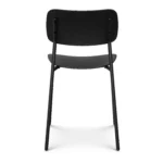 Ari Outdoor Stackable Dining Chair - Black