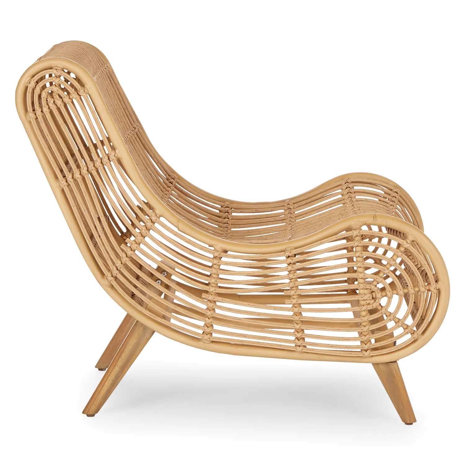 Calova 28_ Outdoor Lounge Chair - Resin Wicker - Image 4