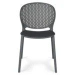 Dot Outdoor Stackable Dining Chair - Graphite