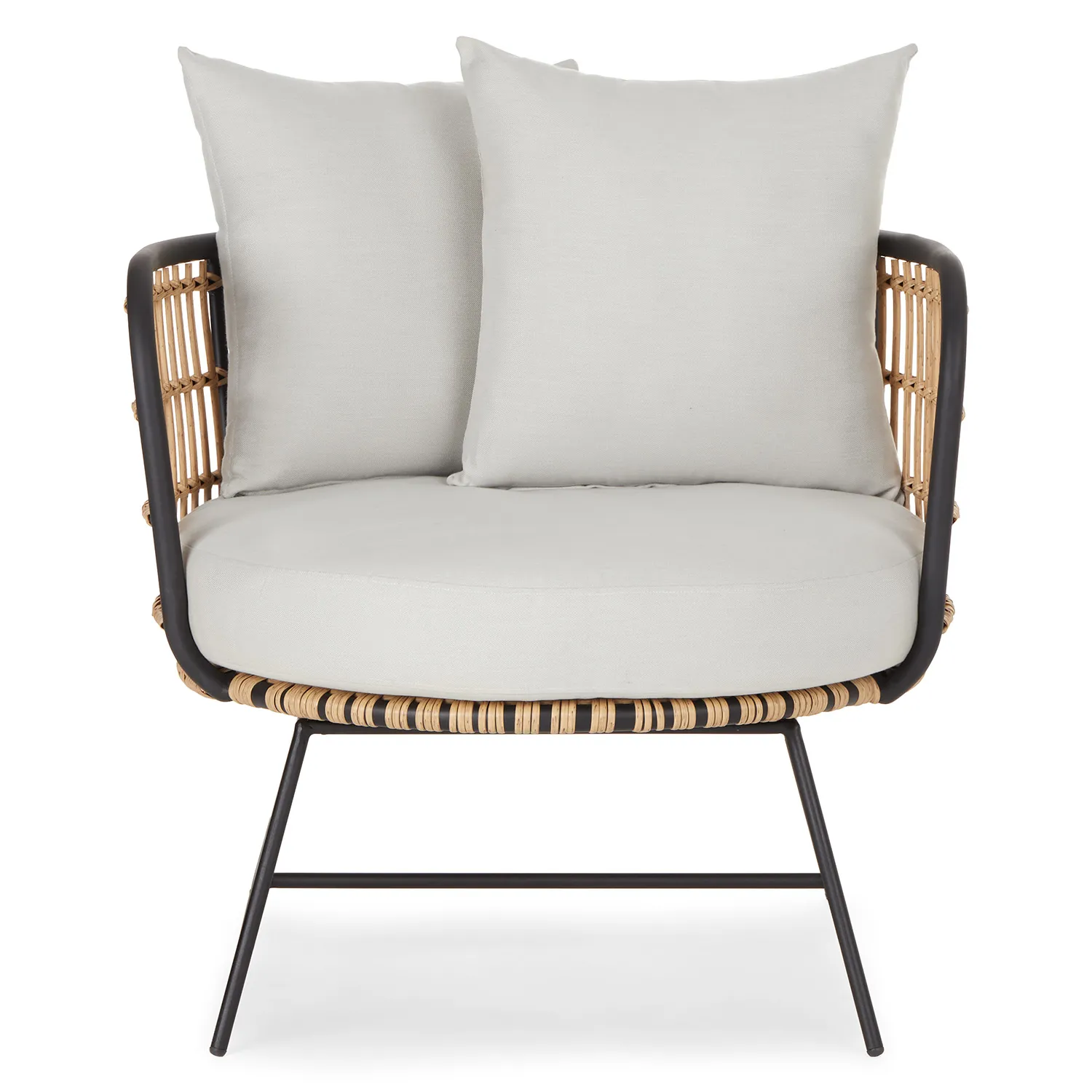 Onya 31.5_ Outdoor Lounge Chair - Lily White - Image 9