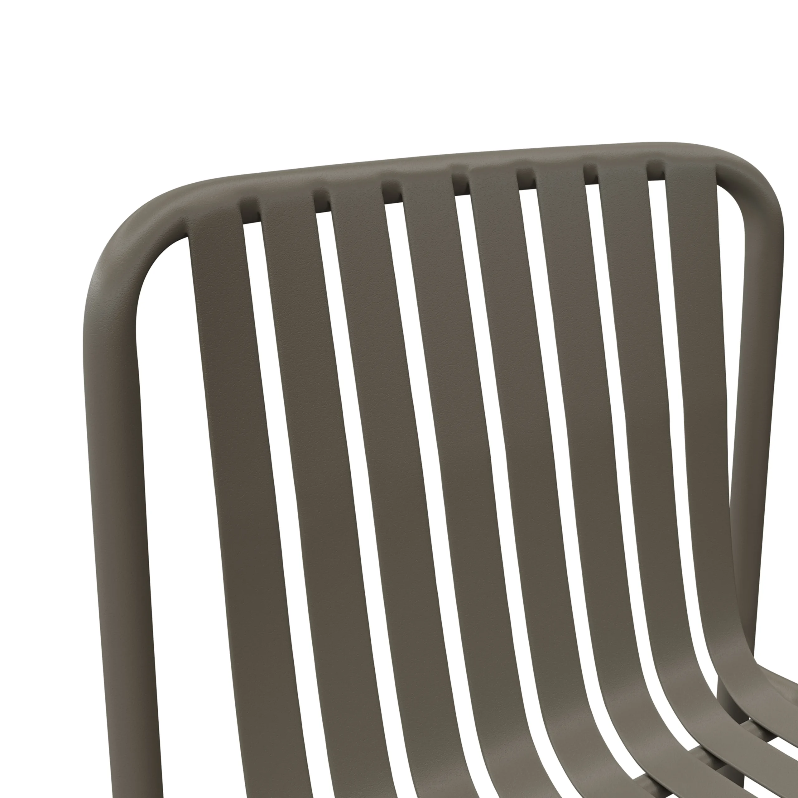 Sarek Outdoor Stackable Dining Chair - Warm Stone - Image 7