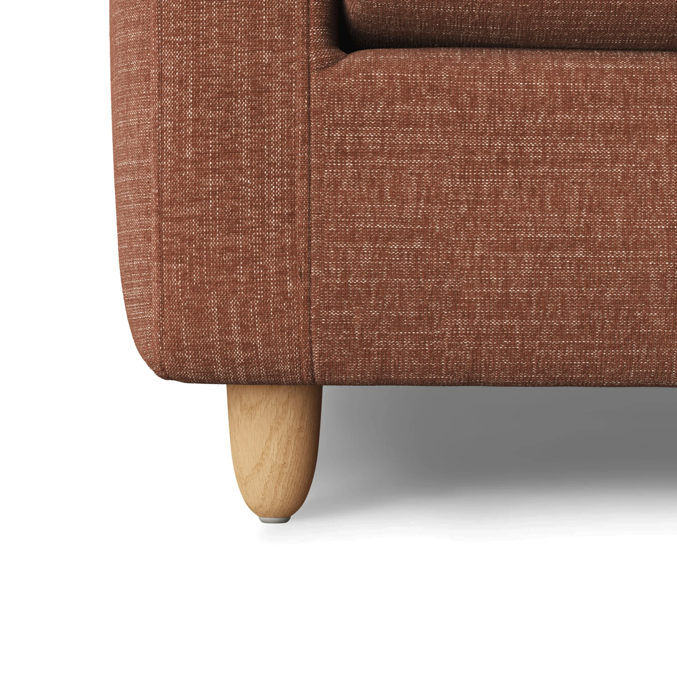 Vati 90.5_ Right Storage Sectional - Natural Oak and Napa Rust - Image 4