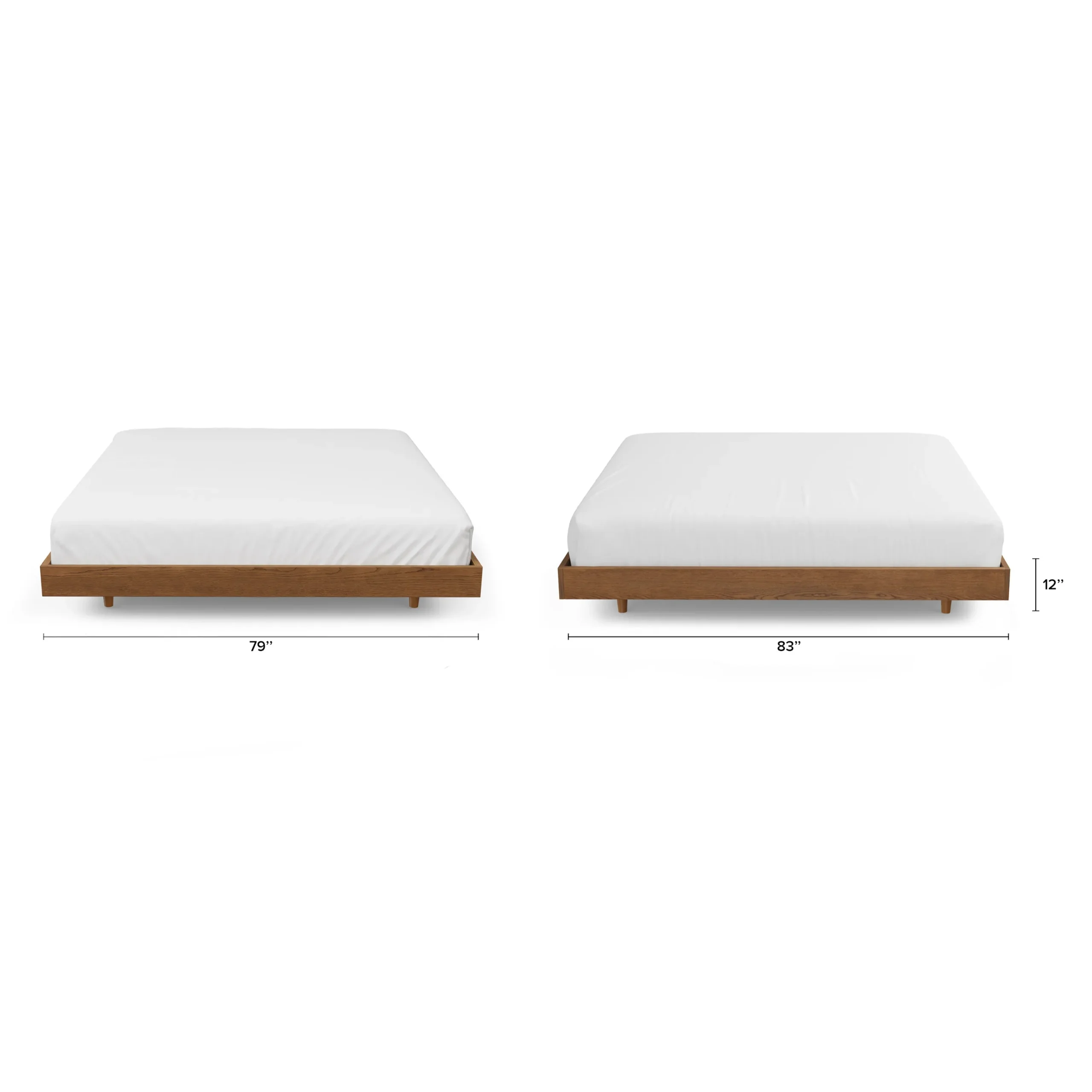 Basi King Bed Frame - Smoked Oak - Image 11