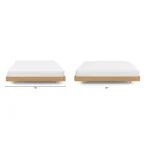 Basi King Bed Frame - White Oak