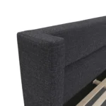 Calabri King Upholstered Bed - Napa Charcoal