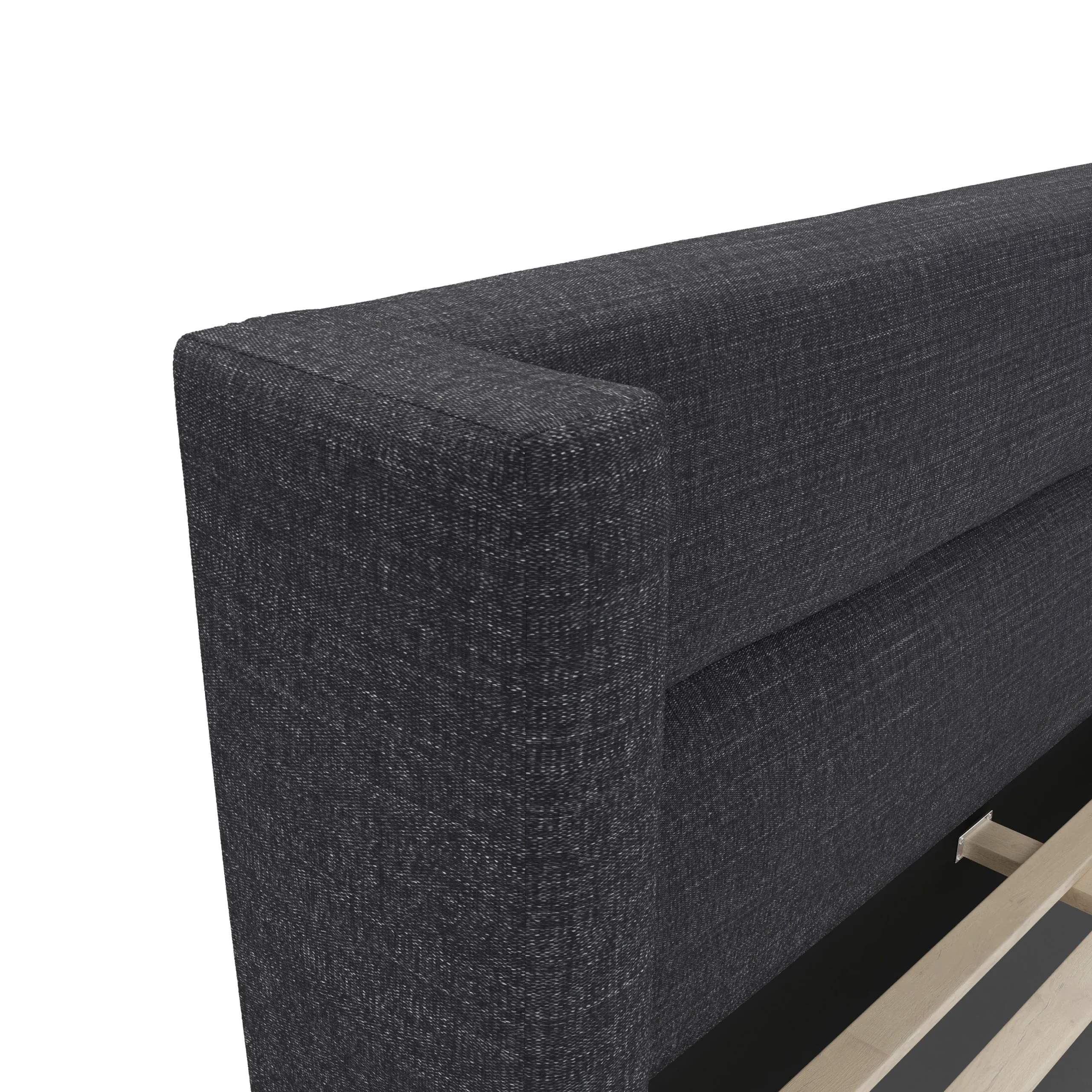 Calabri King Upholstered Bed - Napa Charcoal - Image 13